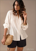 V-Neck Top - 290726