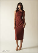 Asymmetrical Column Dress - 190626