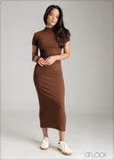 Knit Maxi Dress - 061225