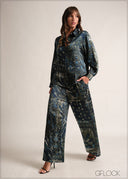 High Waist Wide Leg Pant - 190126