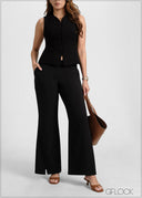 Front Slit Detailed Pant - 051026