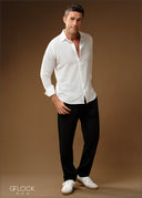 Textured Comfort Trouser - 041025