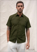 Normal Collar Short Sleeve Shirt - 080426