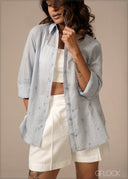 Cotton Embroidery Top - 031026