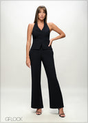Halter Neck Waistcoat - 090226