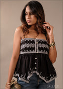 Embroidery Detail Top - 290726