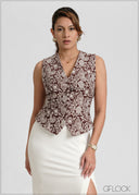 Embossed Waistcoat - 051026
