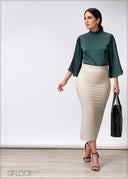 High Neck Top - 020625