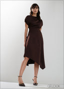 Asymmetric Midi Dress - 050626