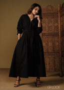 Collared Midi Dress - 110426