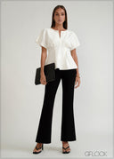 Front Pleated Top - 070926