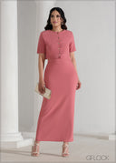 Long Pencil Skirt - 090625
