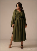 Belt Detailed Dress - 031026