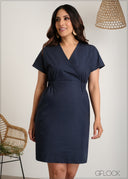 Waist Detailed Dress - 060625
