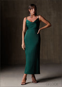 Cowl Neck Slip Maxi Dress - 191225
