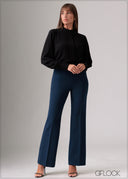 Box Pleat Detail Top - 120126