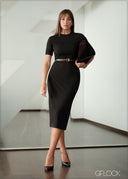 Midi Rib Dress - 141225