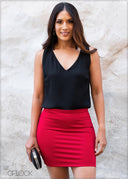 Basic Mini Skirt - 1605