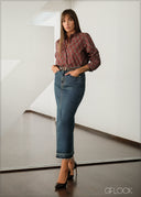 Red Printed Shirt - 150426