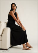 Sleeveless Maxi Dress - 230526