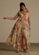 100% Printed Cotton Woven Dress - 290526B