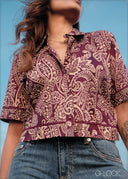 Printed Crop Top - 130226