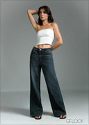 Wide Leg Jean - Long Length - 250726