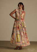 100% Printed Cotton Woven Dress - 290526B