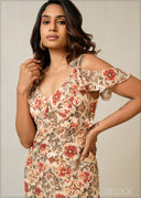 Frill Detailed Mini Dress - 300326