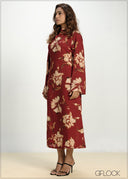 Floral Printed Maxi Dress - 130826