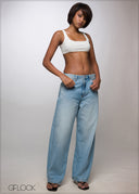 Super Baggy Barrel Jean - Short Length - 141026