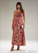 Strappy Midi Dress - 121225