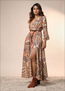 Boho Slit Dress - 040426