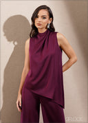 High Neck Detailed Sleeveless Top - 140325
