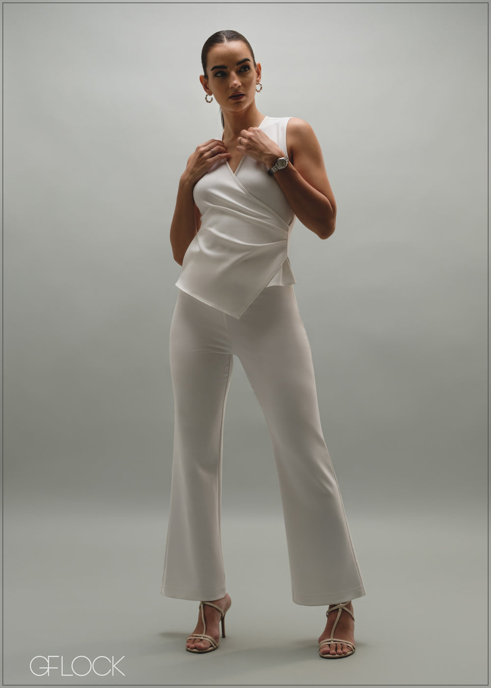 High Waist Bootleg Pant - 150825