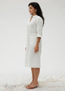 Rainline Linen Shirt Dress - 171026