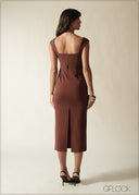 Bodycon Midi Dress - 190626