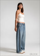 Baggy Fold-Up Jean - Long Length - 120426