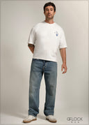 Crew Neck Graphic Tee - 090926