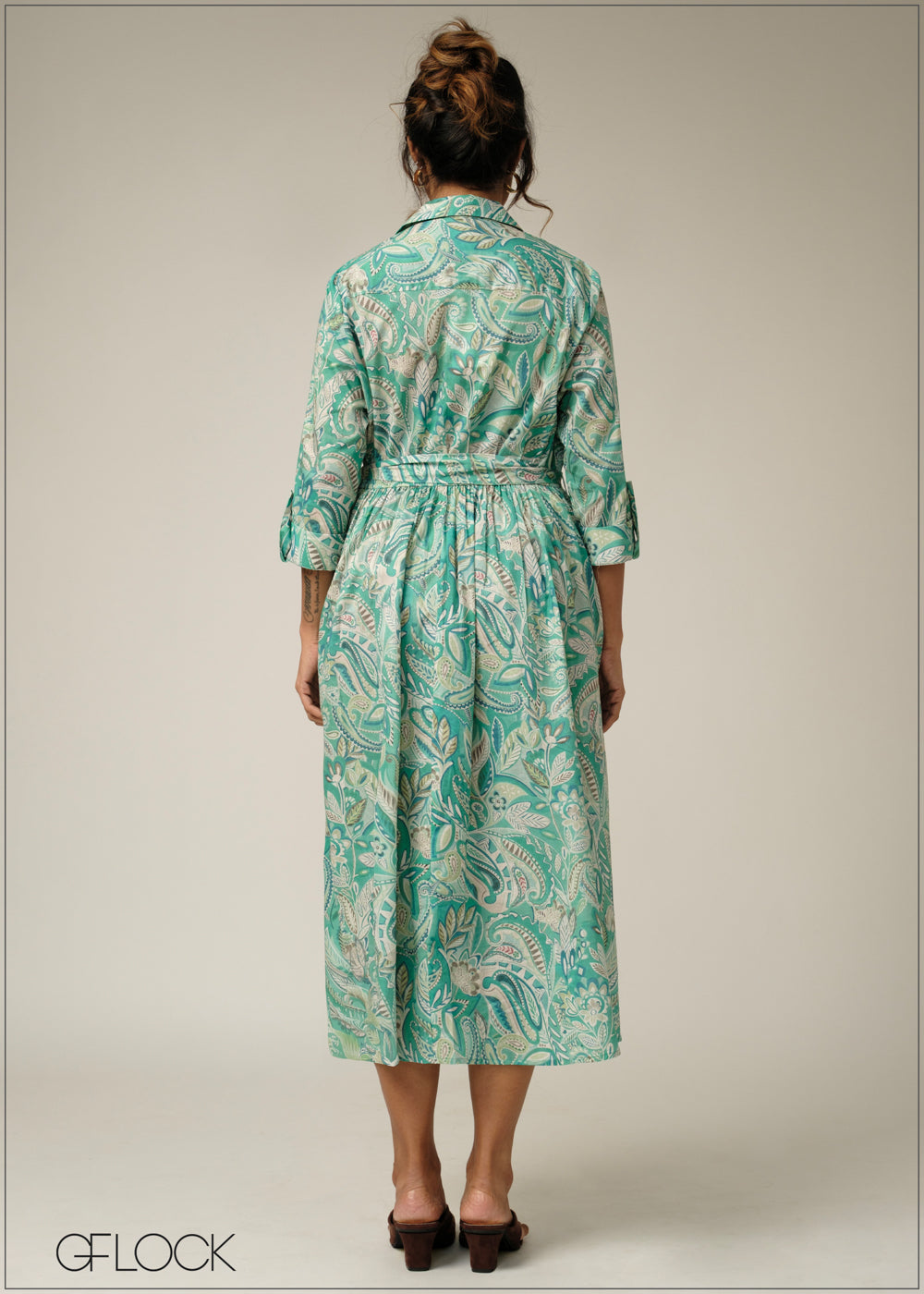 Ladies Cotton Woven Dress - 280925