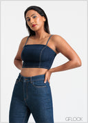 Denim Top - 250625