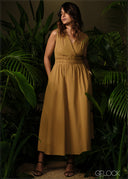 Waist Elasticated Dress - 210326