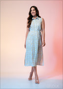 Sleeveless Floral Midi Dress - 260523