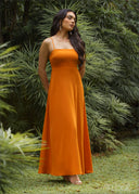 Backless Strappy Maxi Dress - 090526