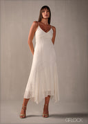 Strappy V-Neck Maxi Dress - 160326