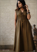 Tie Detail Dress - 100826