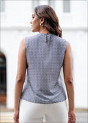 Sleeveless Printed Top - 040923