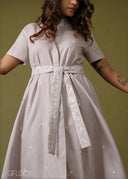 Embroidered Dress - 100726