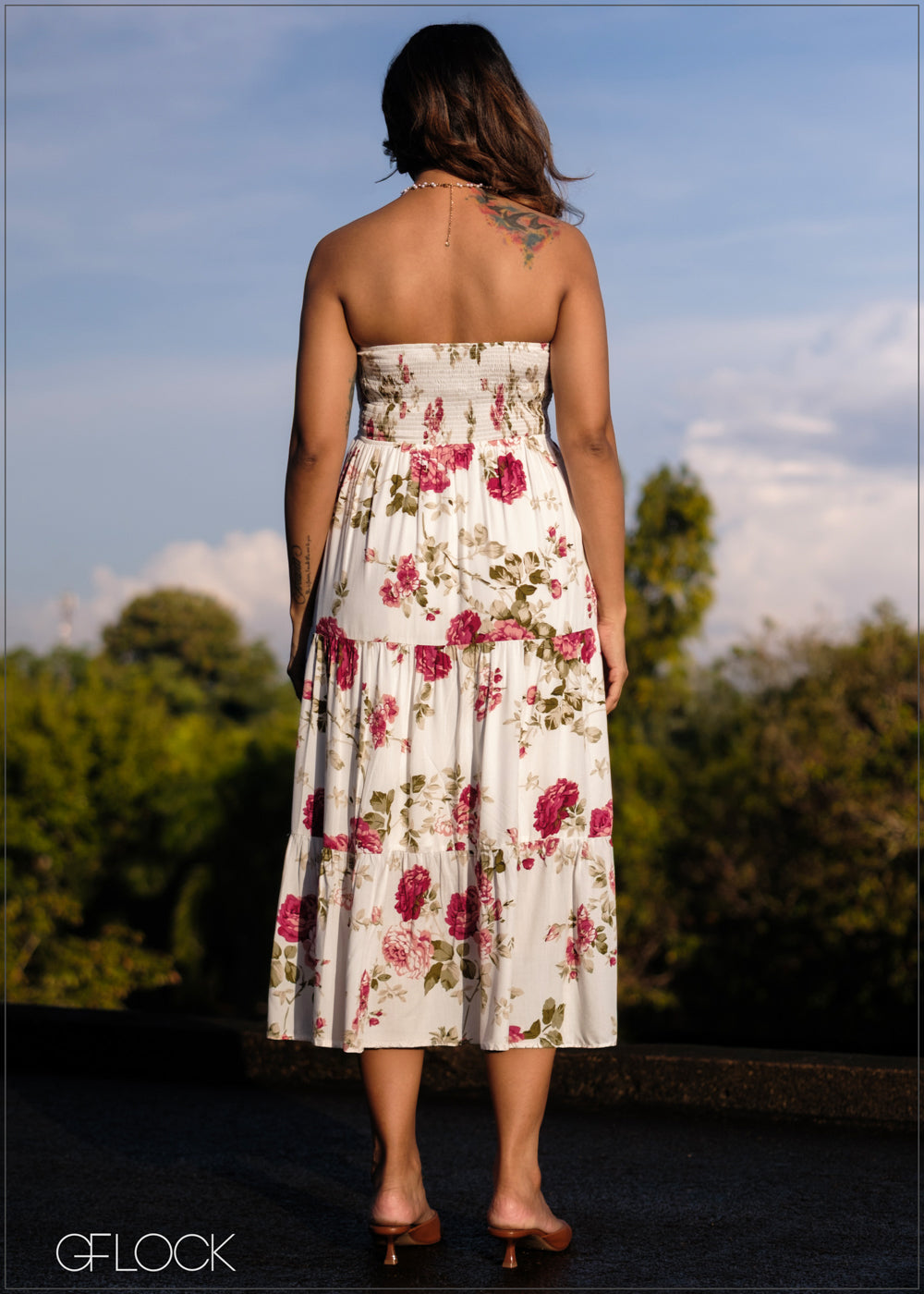 Smocked Tube Dress - 171025