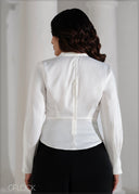 Front Wrap Detailed Top - 090625